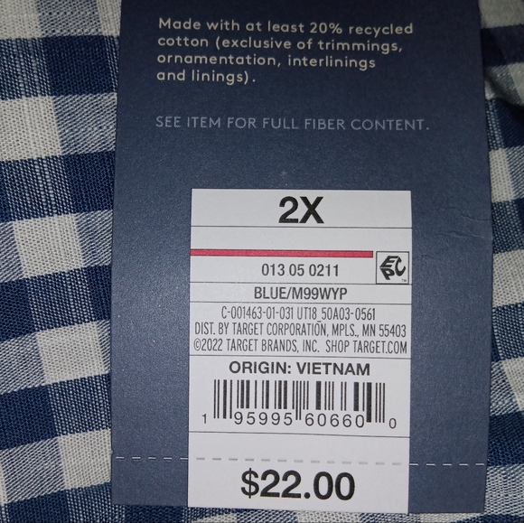 COPY - New Blue Gingham Skirt - Picture 5 of 5